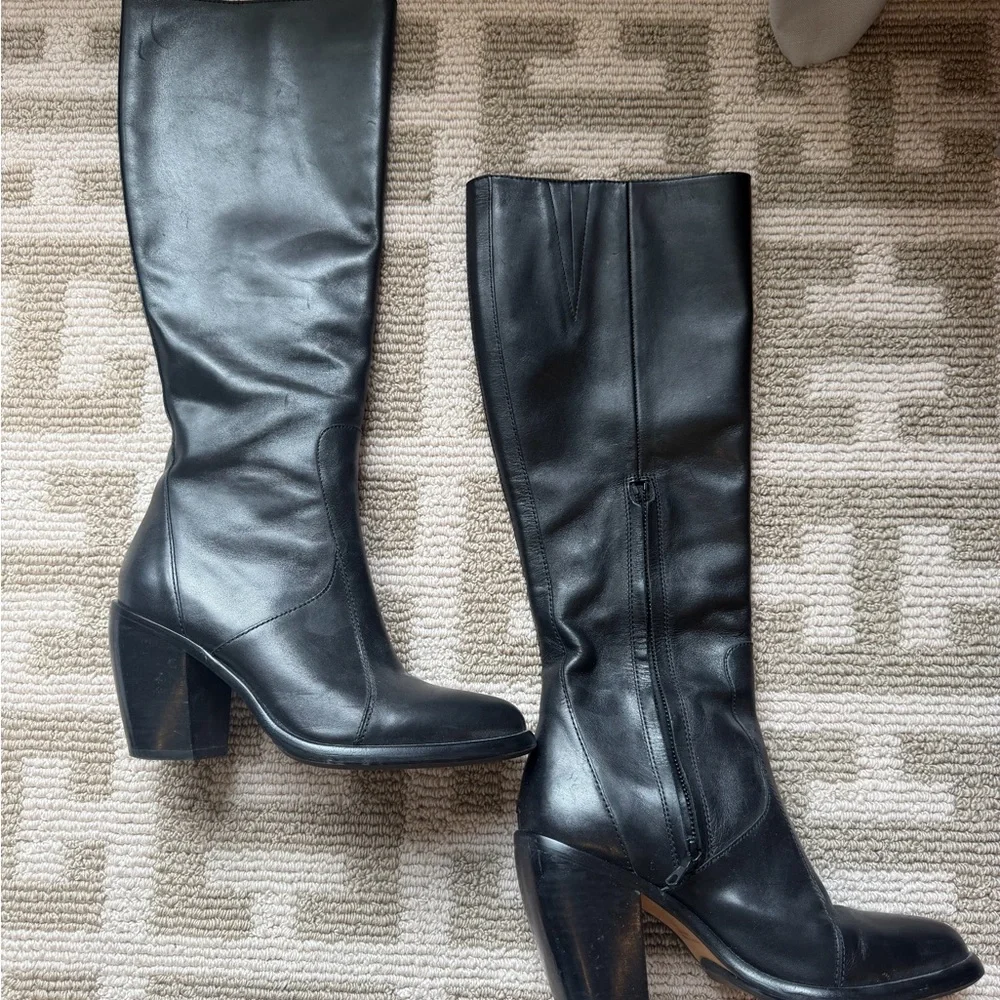 rag & bone Black Leather Boots
